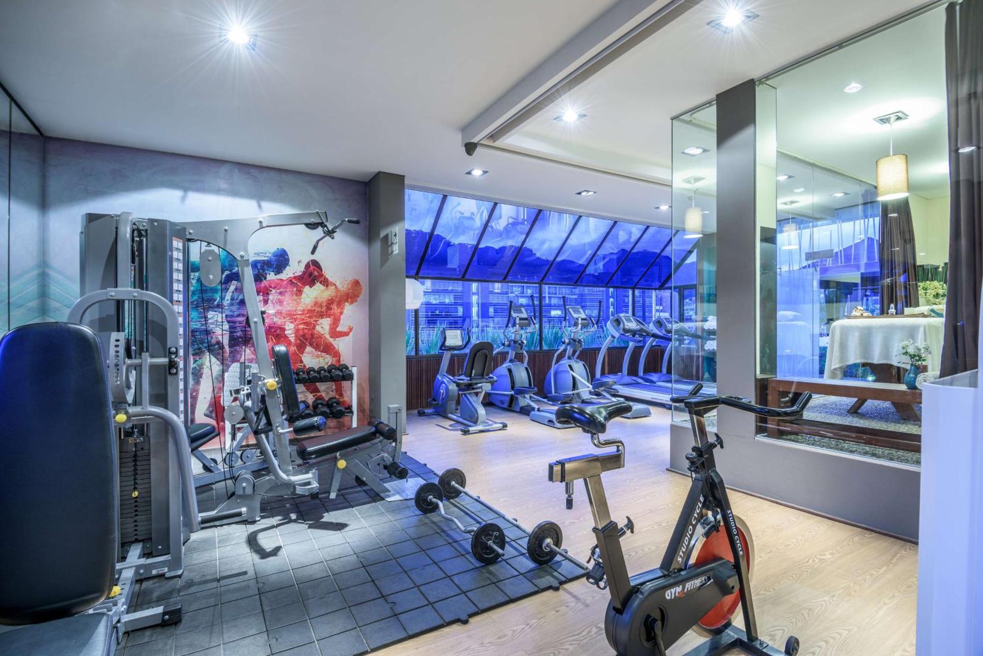 Hotel NH Collection Bogota Andino Royal Esterno foto The gym at the hotel