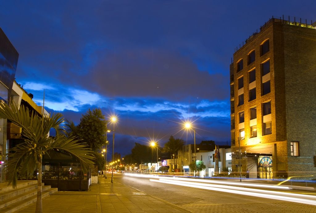 Hotel NH Collection Bogota Andino Royal Esterno foto The A3020 at night